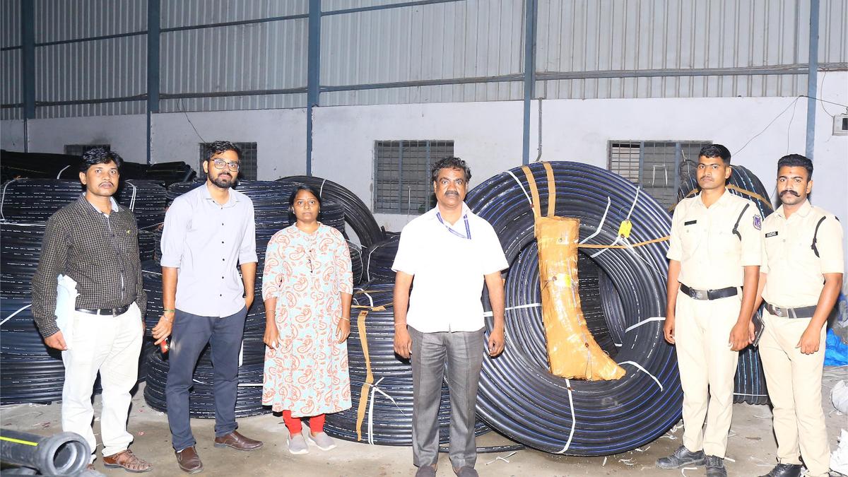 BIS seizes fake ISI-marked polyethylene pipes worth ₹3 lakh in Hyderabad
